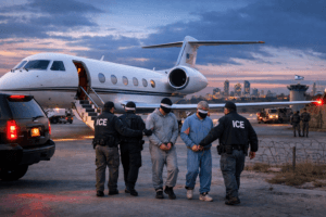 The High-Flying Politics of ICE's Secret Deportations to the West Bank 