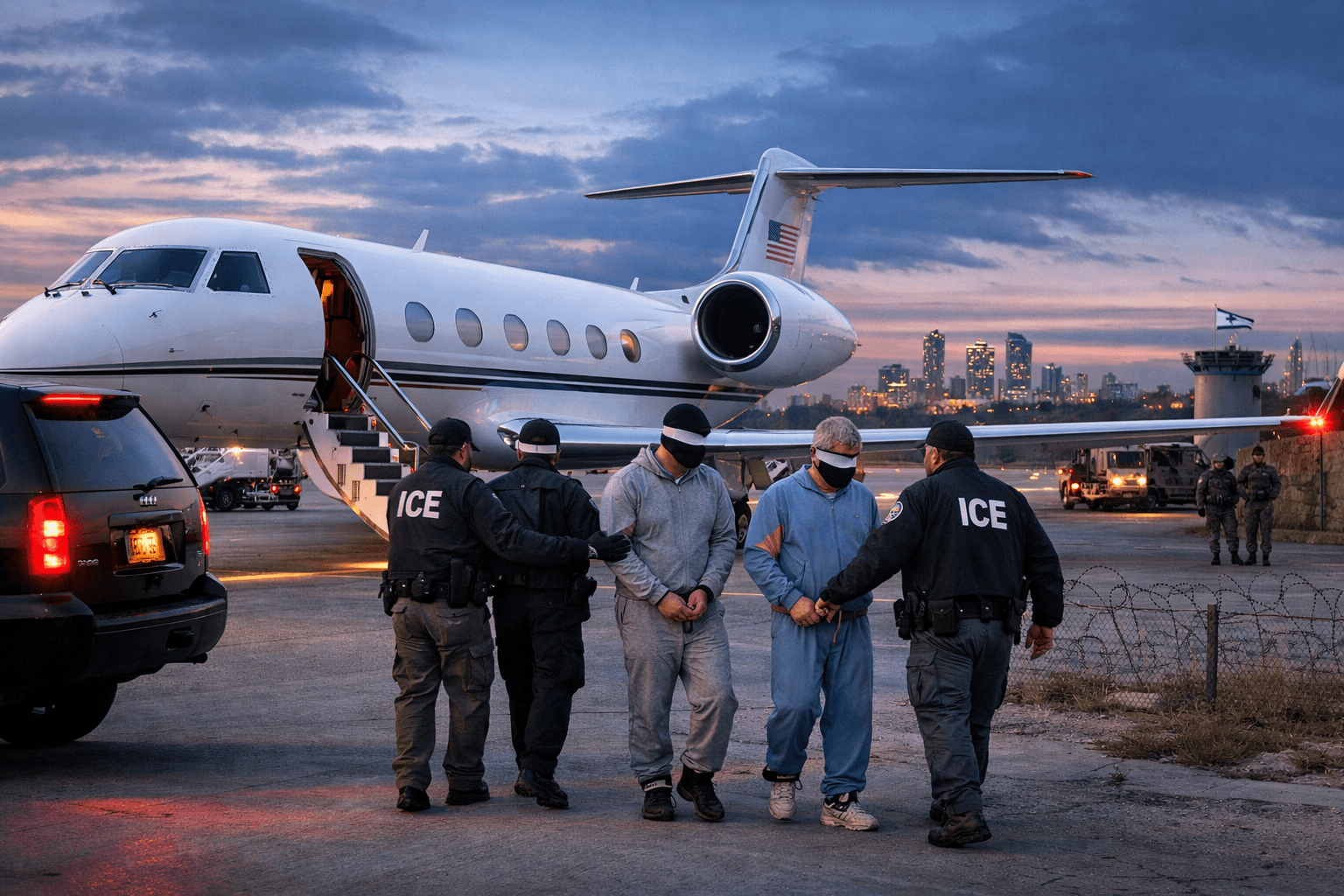 The High-Flying Politics of ICE's Secret Deportations to the West Bank 