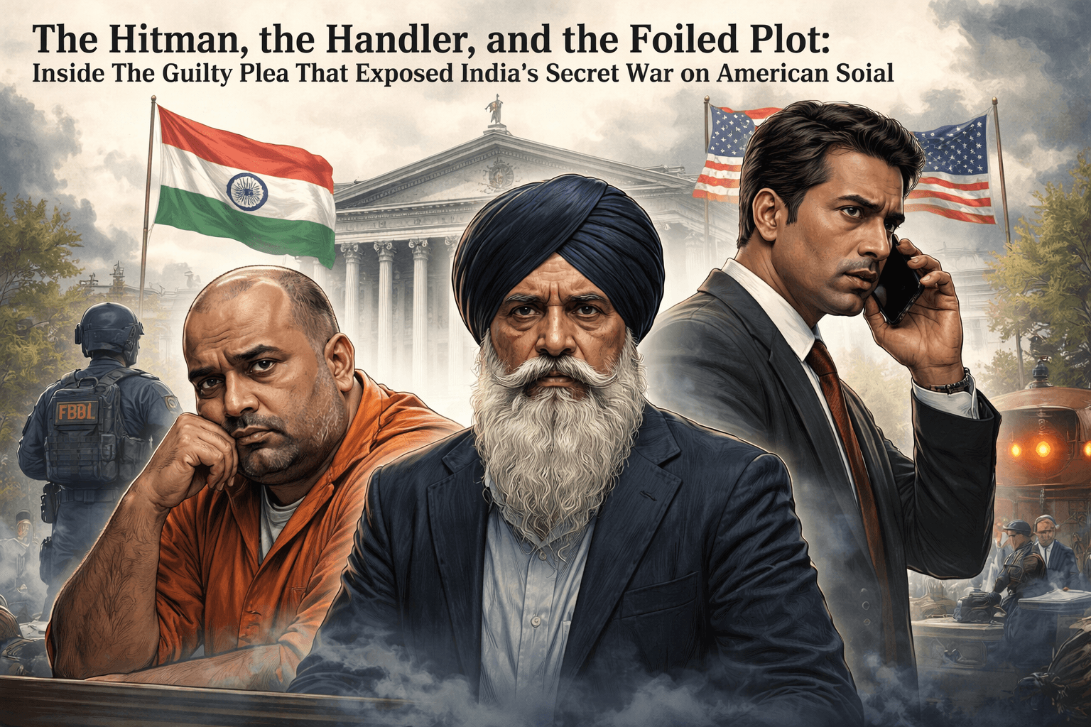 The Hitman, the Handler, and the Foiled Plot: Inside the Guilty Plea That Exposed India's Secret War on American Soil 