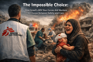 The Impossible Choice: How Israel’s MSF Ban Forces Aid Workers to Choose Between Safety and Care 