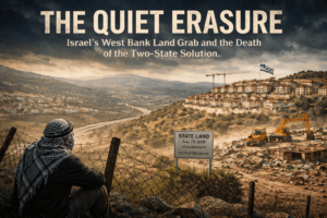 The Quiet Erasure: Israel's West Bank Land Grab and the Death of the Two-State Solution 