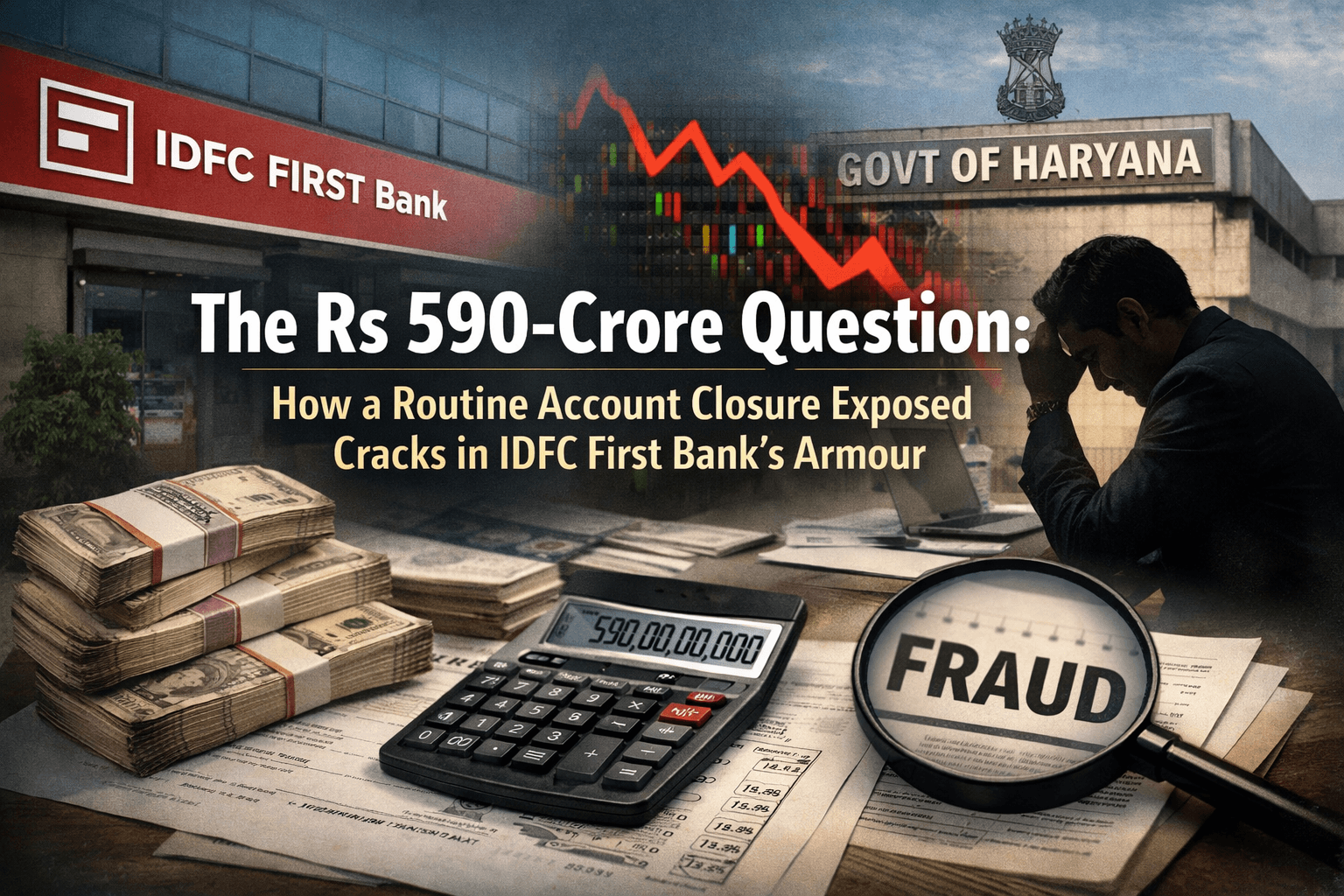 The Rs 590-Crore Question: How a Routine Account Closure Exposed a Cracks in IDFC First Bank's Armour 