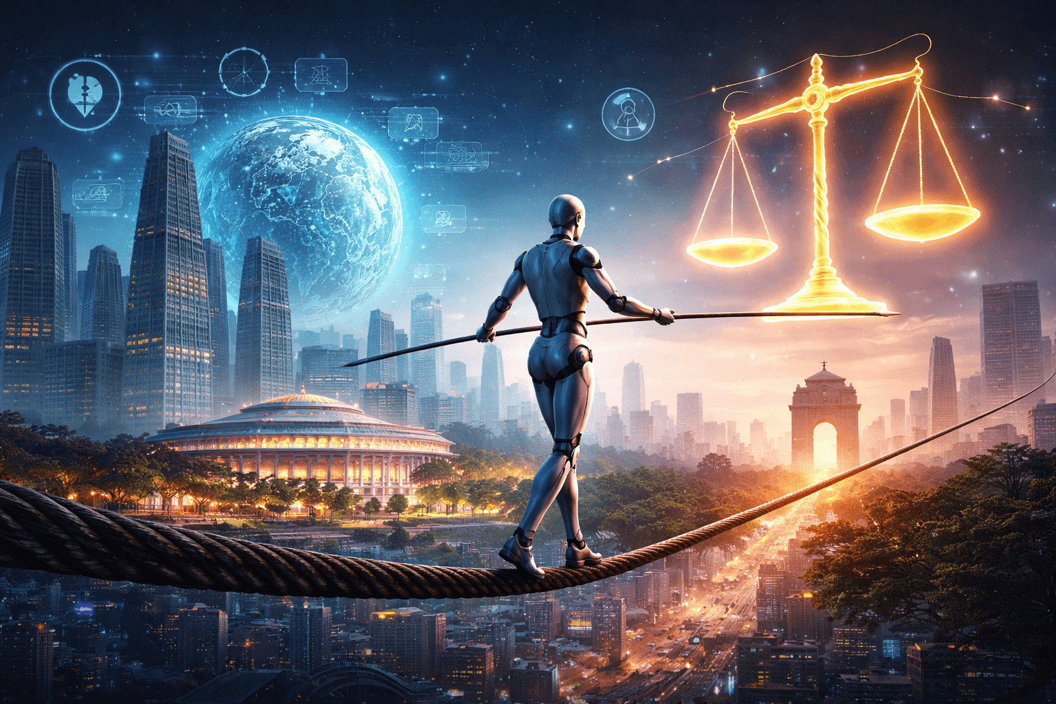 The Silicon Tightrope: Why India’s AI Revolution Is Racing Ahead of Its Legal Safety Net 