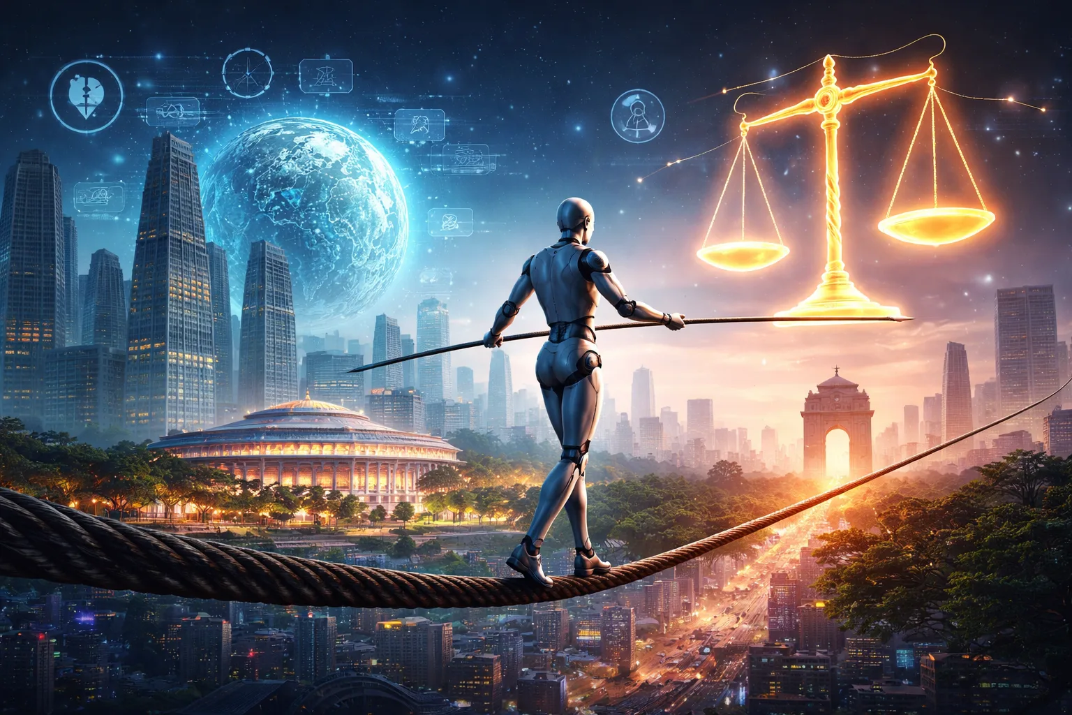 The Silicon Tightrope: Why India’s AI Revolution Is Racing Ahead of Its Legal Safety Net 