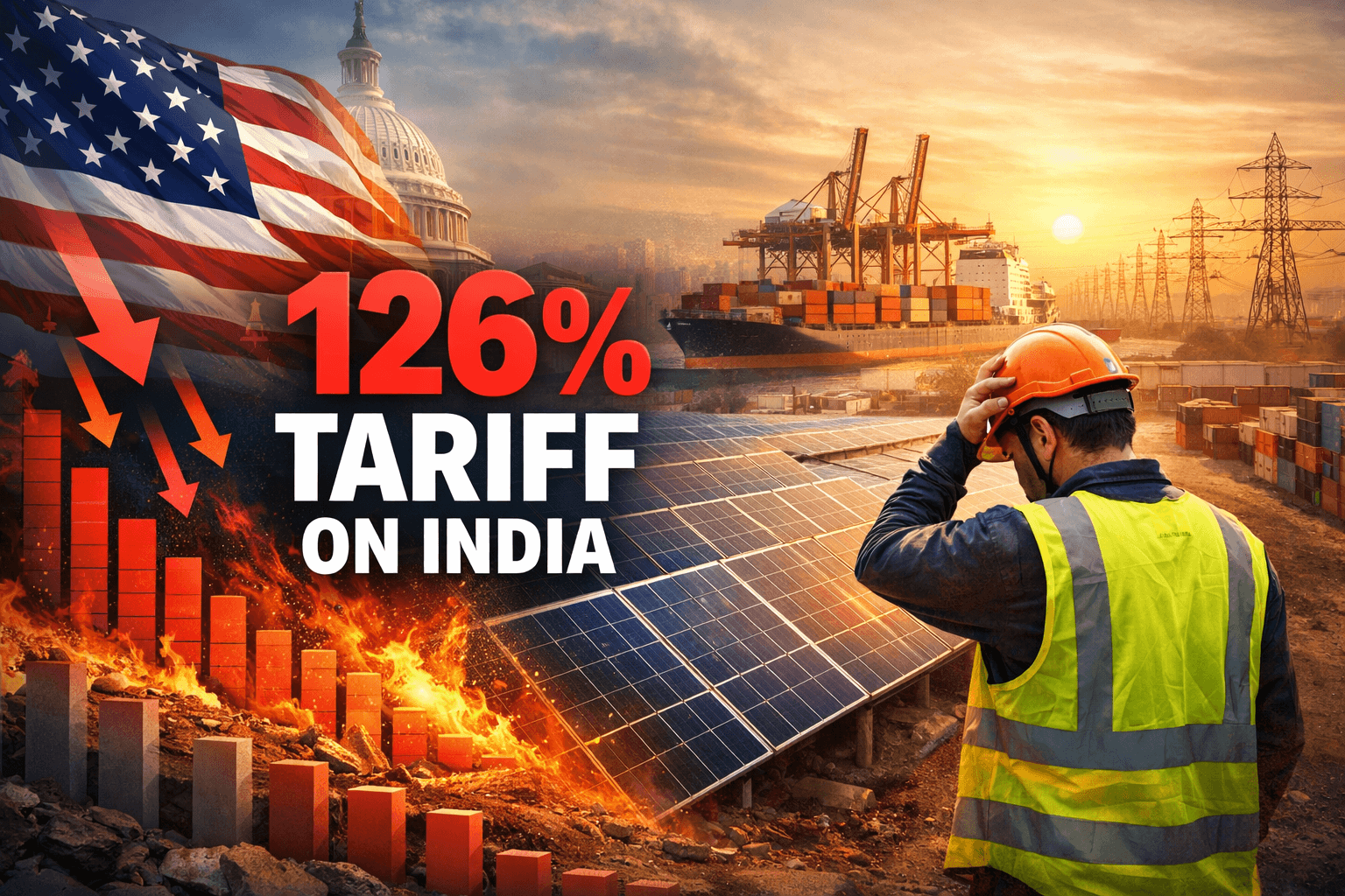 The Solar Shockwave: Why America's 126% Tariff on India Is More Than Just a Trade War 