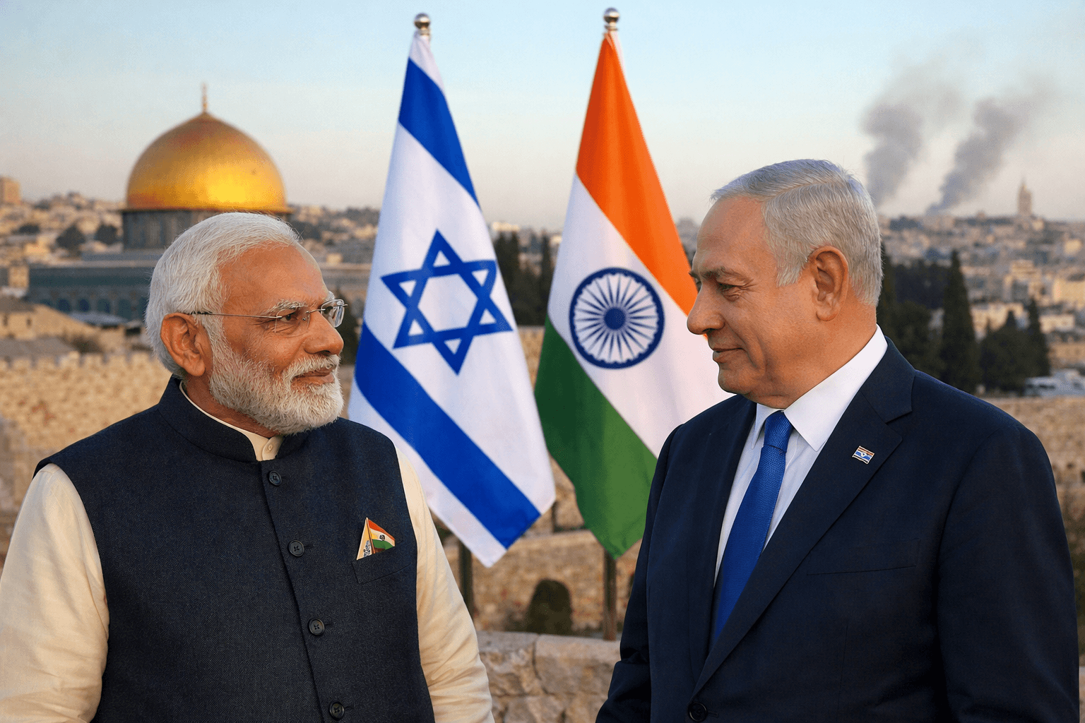 The Tightrope in Tel Aviv: Modi's Gaza War-Era Visit Puts India's Delicate Balancing Act to the Test 