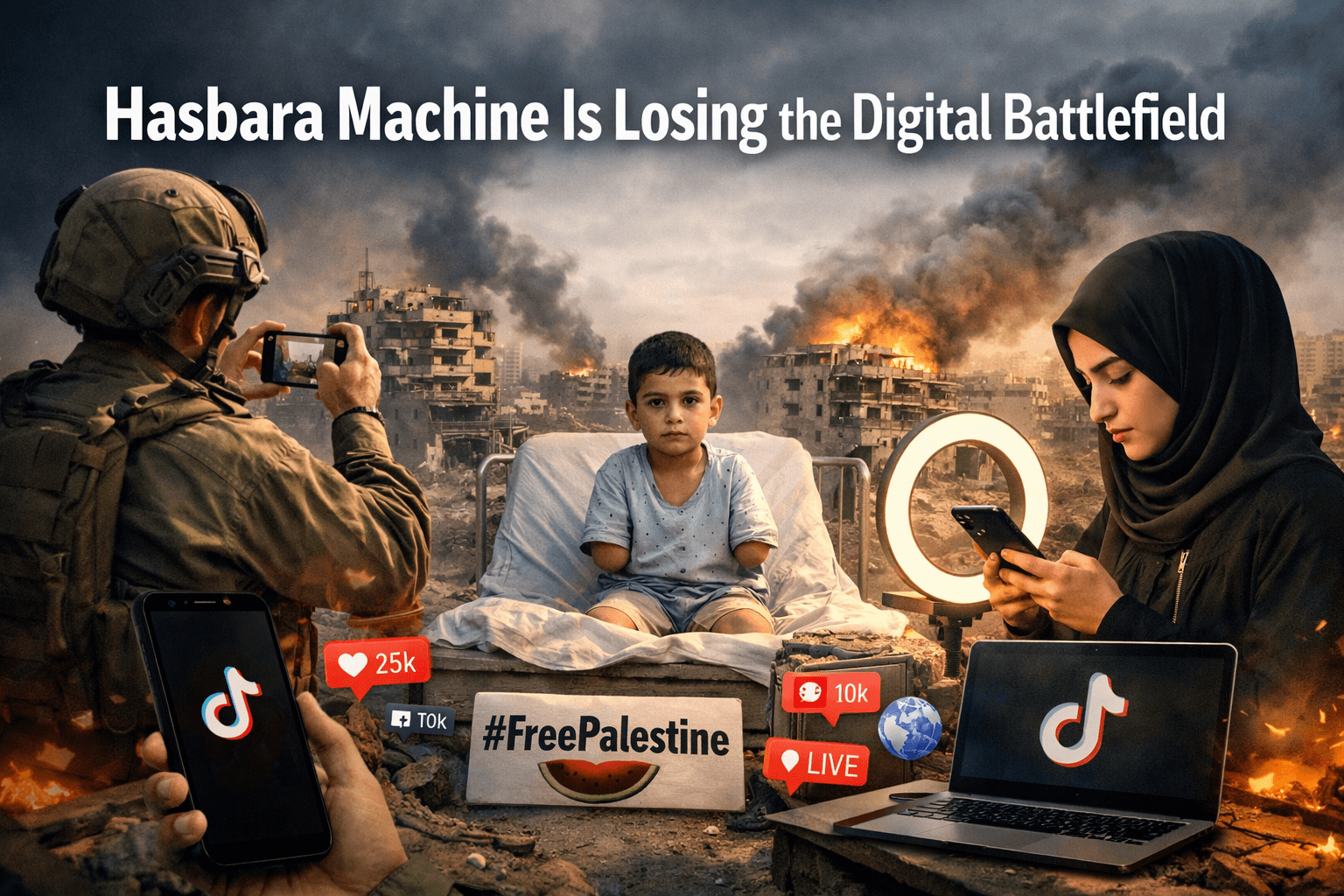 The War on Witness: Why Israel’s $150 Million Hasbara Machine Is Losing the Digital Battlefield 