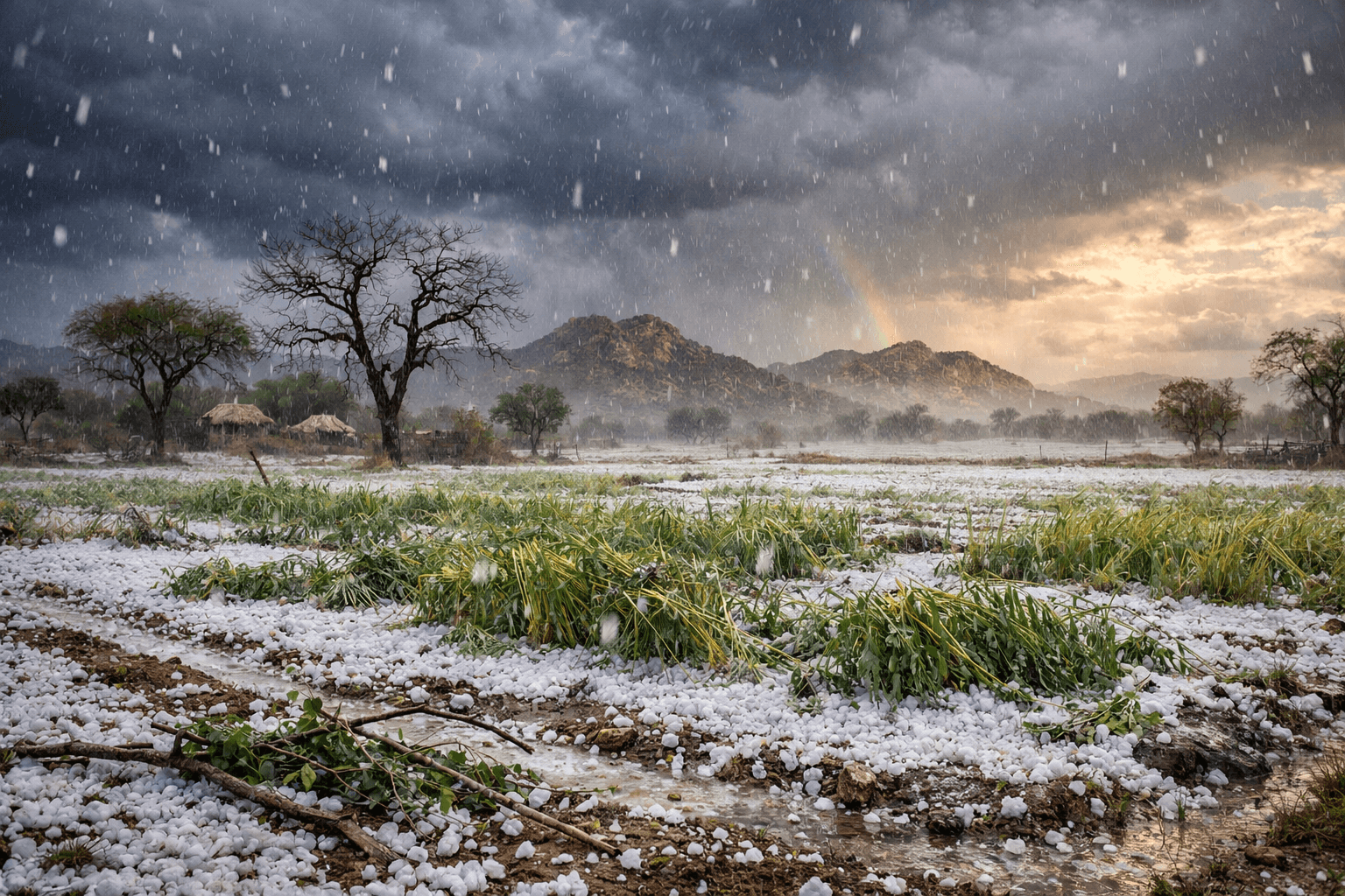 Winter's Last Roar: How a Western Disturbance Brought Hailstorms and Hope to Rajasthan 