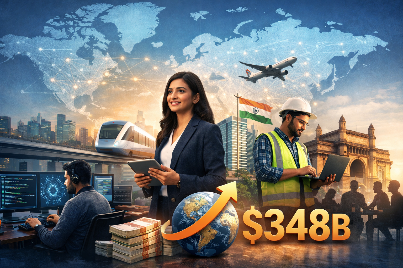 Beyond Back Office: How India's $348 Billion Services Export Boom is Rewriting the Nation's Economic Destiny 