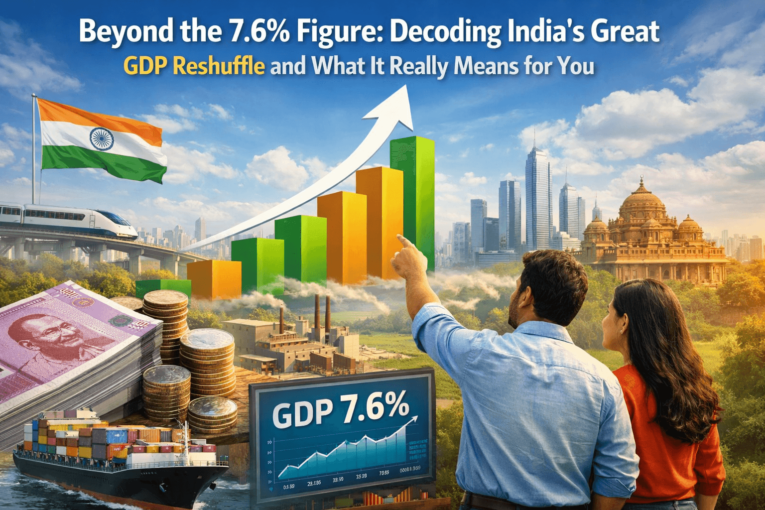 Beyond the 7.6% Figure: Decoding India's Great GDP Reshuffle and What It Really Means for You 