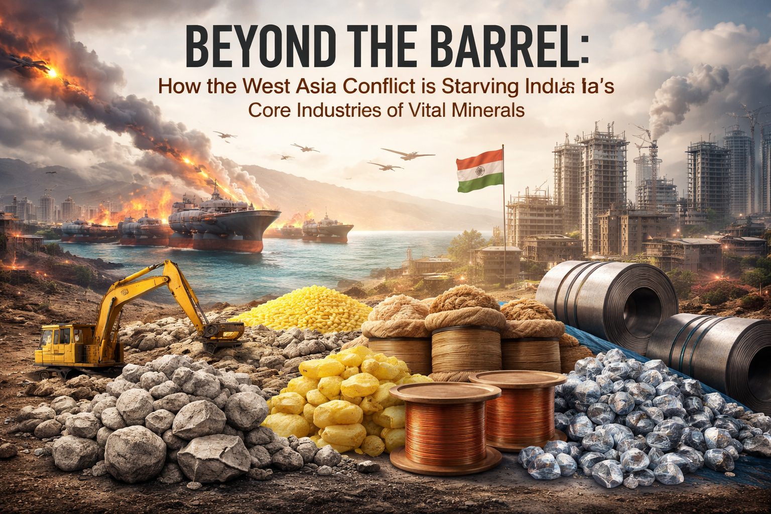 Beyond the Barrel: How the West Asia Conflict is Starving India’s Core Industries of Vital Minerals 