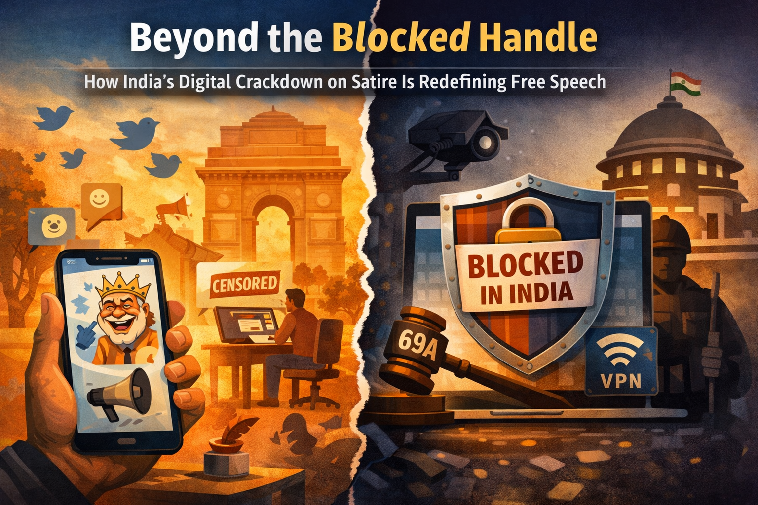 Beyond the Blocked Handle: How India’s Digital Crackdown on Satire Is Redefining Free Speech 