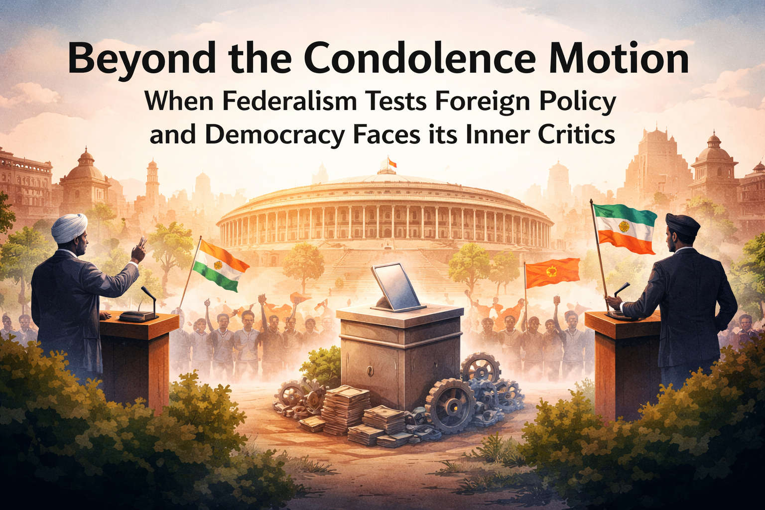 Beyond the Condolence Motion: When Federalism Tests Foreign Policy and Democracy Faces Its Inner Critics 