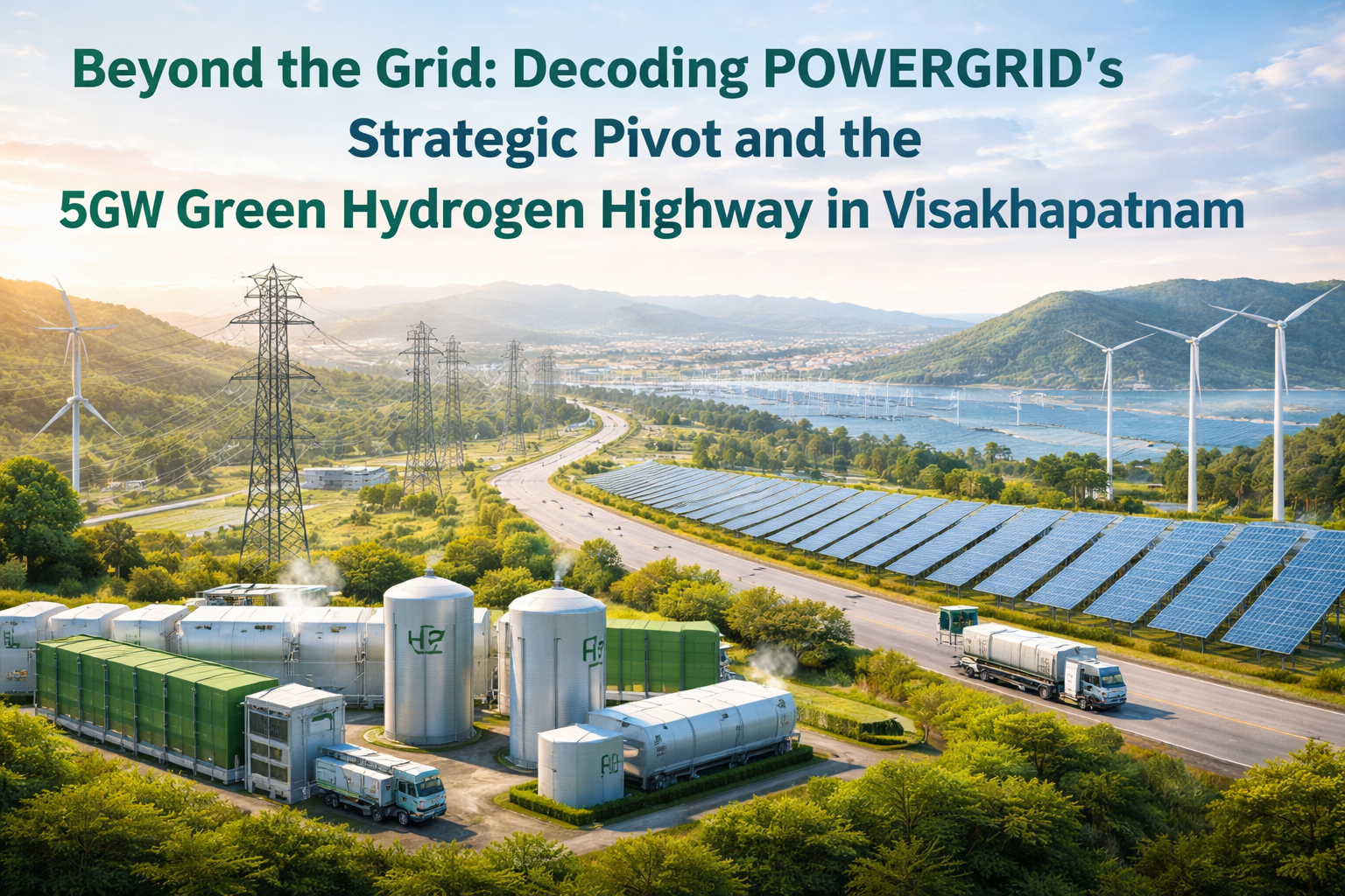 Beyond the Grid: Decoding POWERGRID’s Strategic Pivot and the 5 GW Green Hydrogen Highway in Visakhapatnam 