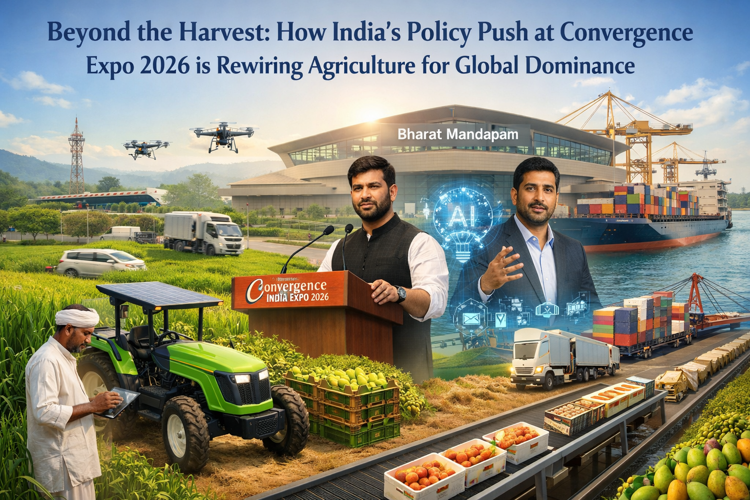 Beyond the Harvest: How India’s Policy Push at Convergence Expo 2026 is Rewiring Agriculture for Global Dominance 