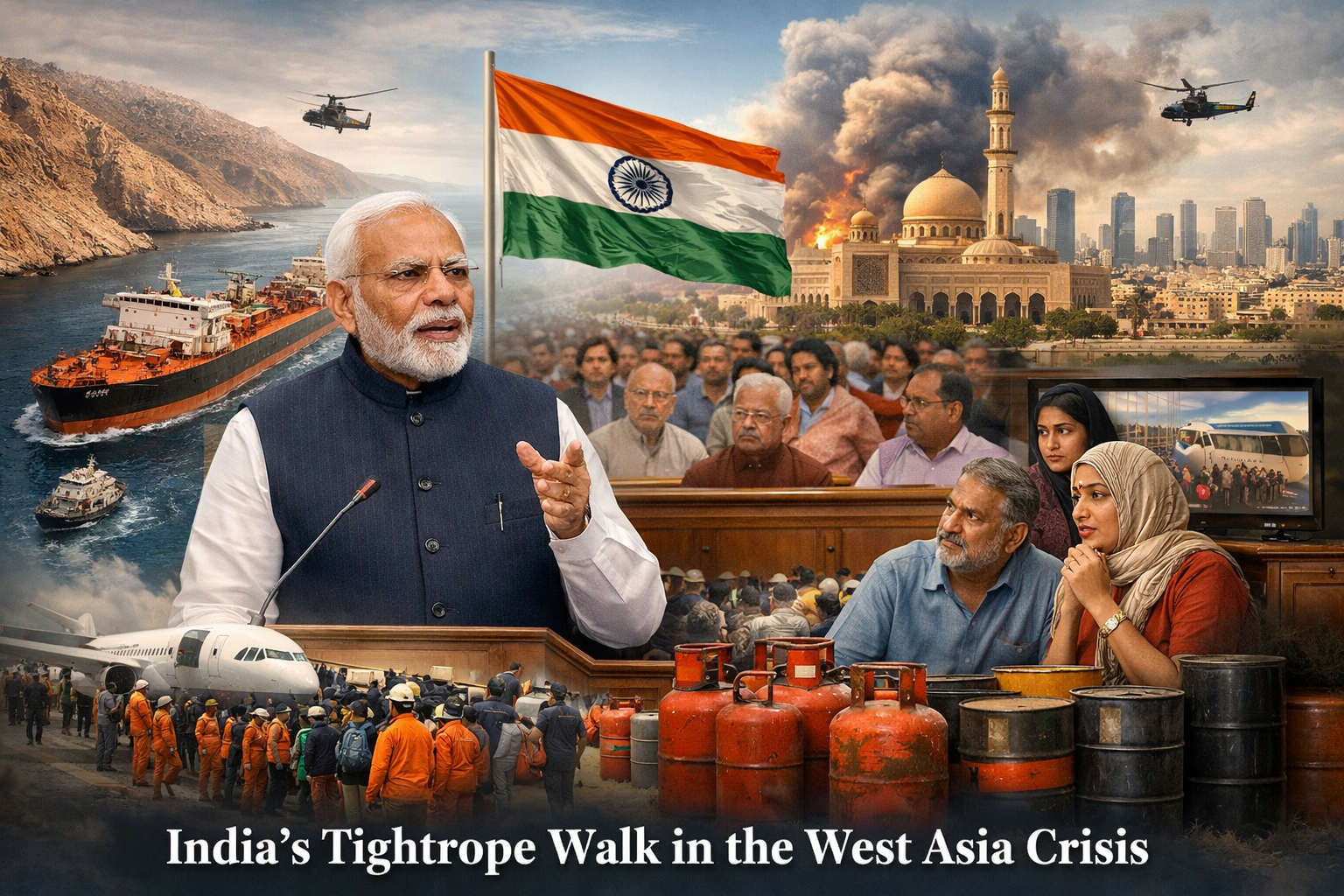 Beyond the Headlines: Decoding India's Tightrope Walk in the West Asia Crisis 