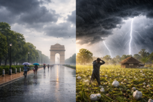 Breath of Relief, Grip of Fear: India's Schizophrenic March Weather Brings Rain to the North and a Hailstorm Hammer to the East