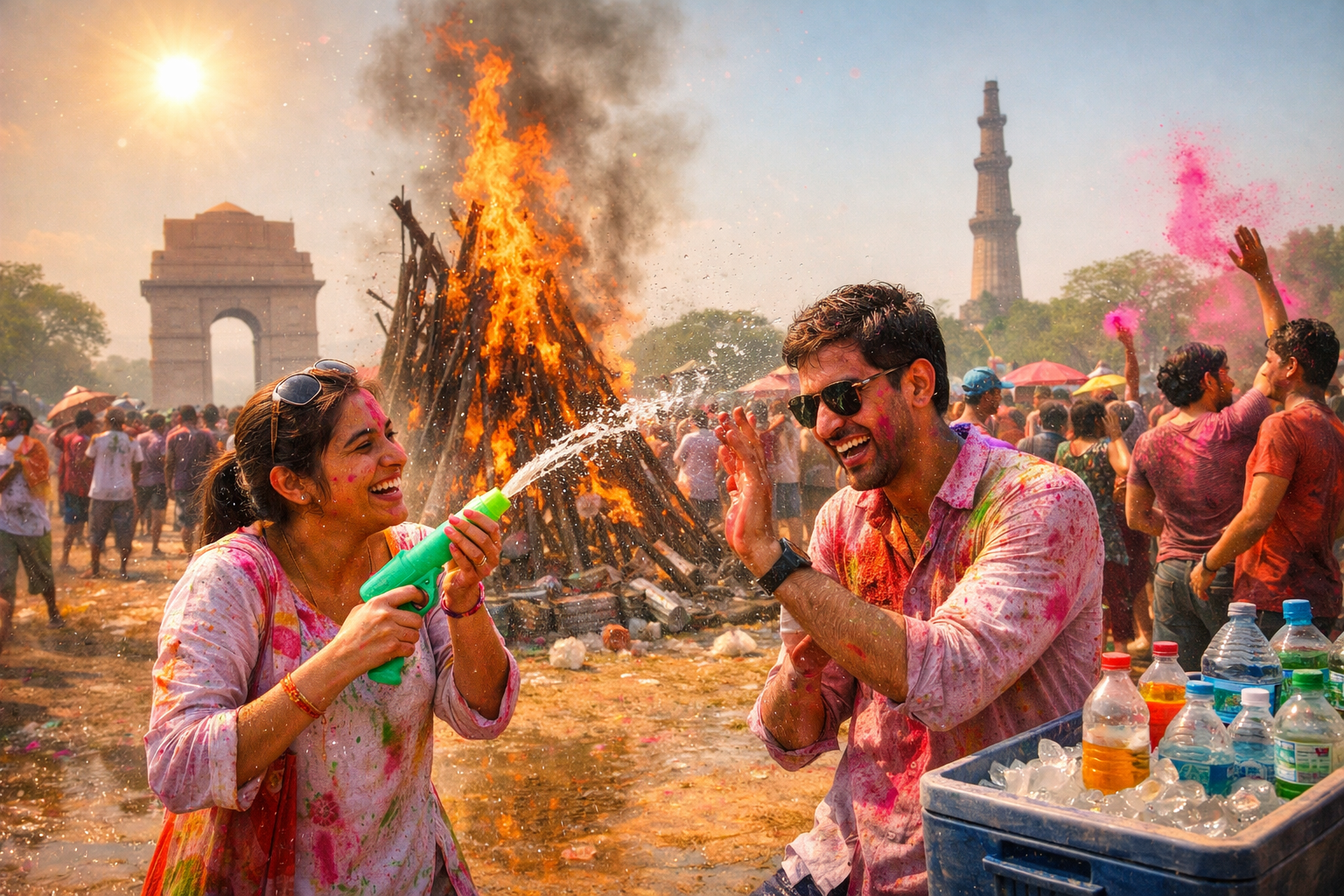 Delhi's Hottest Holi: When the Festival of Colours Met the First Flush of Summer 