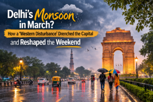 Delhi’s Monsoon in March? How a 'Western Disturbance' Drenched the Capital and Reshaped the Weekend 1 Delhi’s Monsoon in March? How a 'Western Disturbance' Drenched the Capital and Reshaped the Weekend