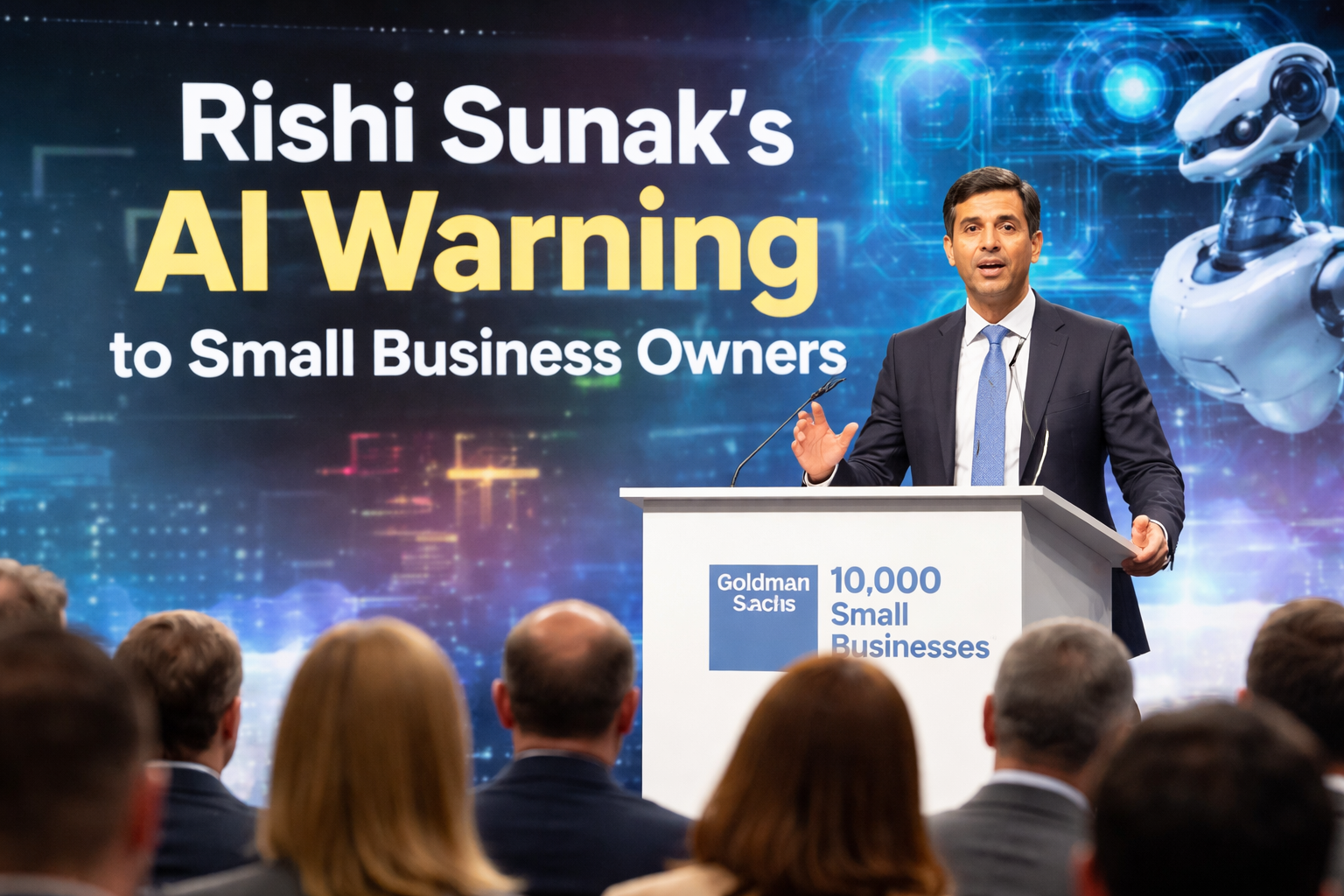 From No. 10 to Goldman: Rishi Sunak’s Stark AI Warning to Small Business Owners 
