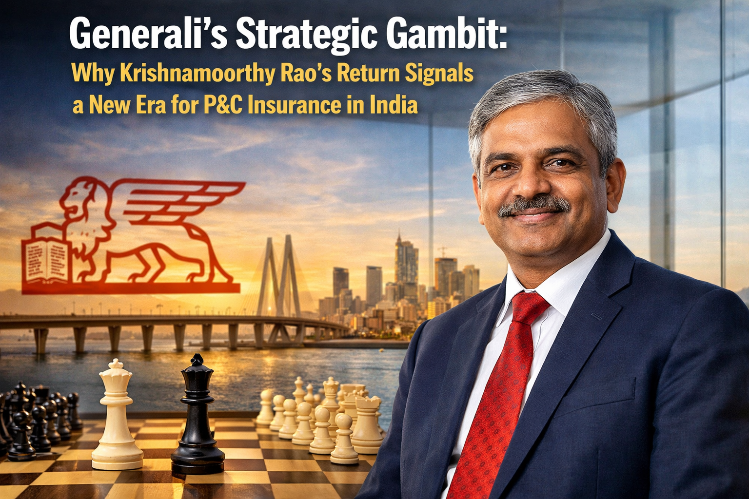 Generali’s Strategic Gambit: Why Krishnamoorthy Rao’s Return Signals a New Era for P&C Insurance in India 