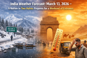 India Weather Forecast: March 13, 2026 – A Nation in Two Halves Prepares for a Weekend of Extremes 