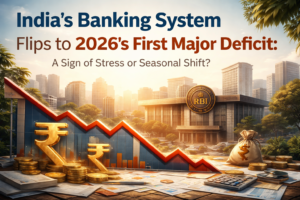 India’s Banking System Flips to 2026’s First Major Deficit: A Sign of Stress or Seasonal Shift? 