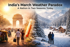 India's March Weather Paradox: A Nation in Two Seasons Today 