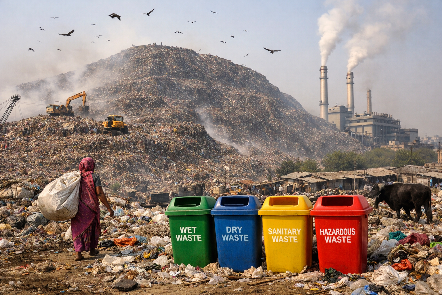 India's New Waste Rules 2026: Why Segregation at Source Remains the Missing Link in Delhi's Toxic Landfill Crisis 