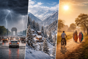 India’s Weather Story: A Nation in Contrasts—Storms in the North, Snow in the Hills, and a Rising Summer Heat 1 India’s Weather Story: A Nation in Contrasts—Storms in the North, Snow in the Hills, and a Rising Summer Heat