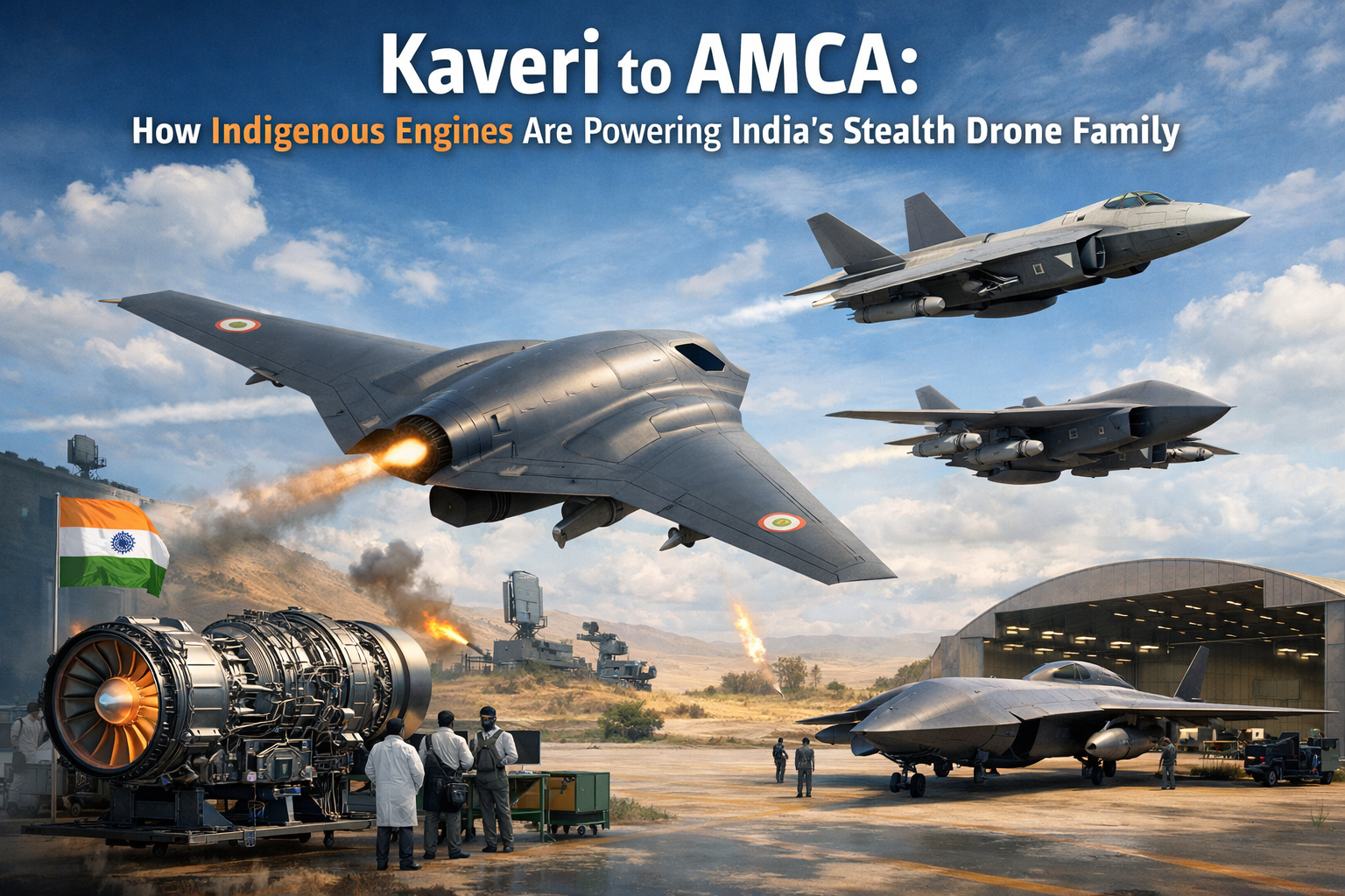 Kaveri to AMCA: How Indigenous Engines Are Powering India's Stealth Drone Family