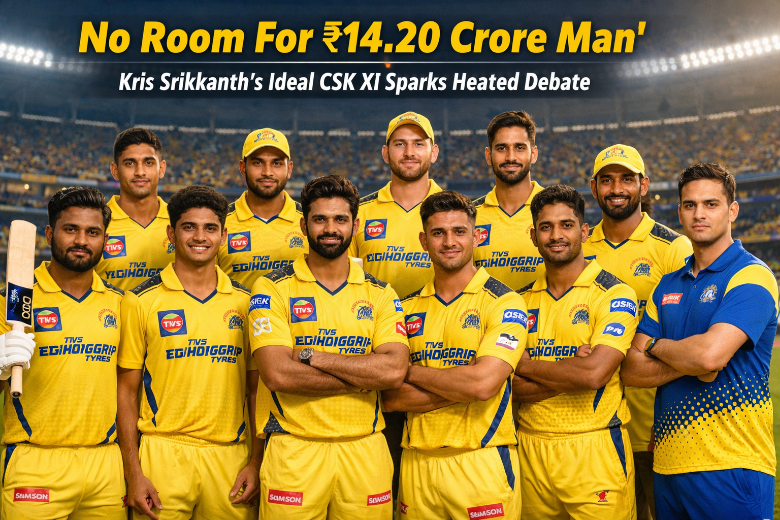 "No Room For ₹14.20 Crore Man": Kris Srikkanth’s Ideal CSK XI Sparks Heated Debate 