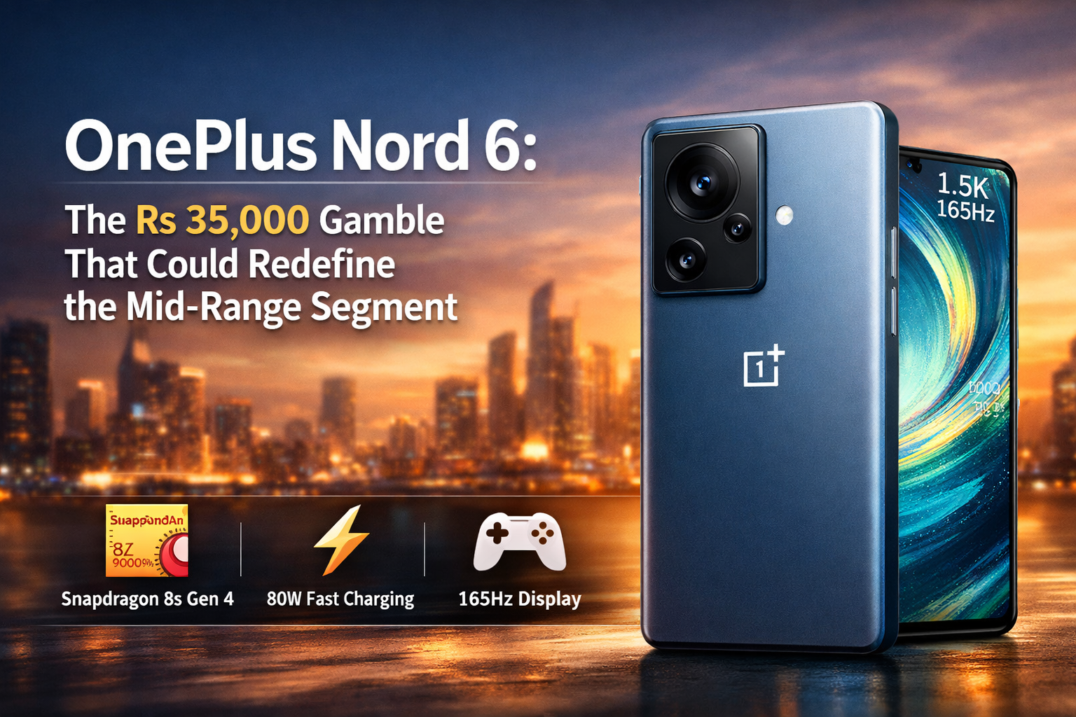 OnePlus Nord 6: The Rs 35,000 Gamble That Could Redefine the Mid-Range Segment 