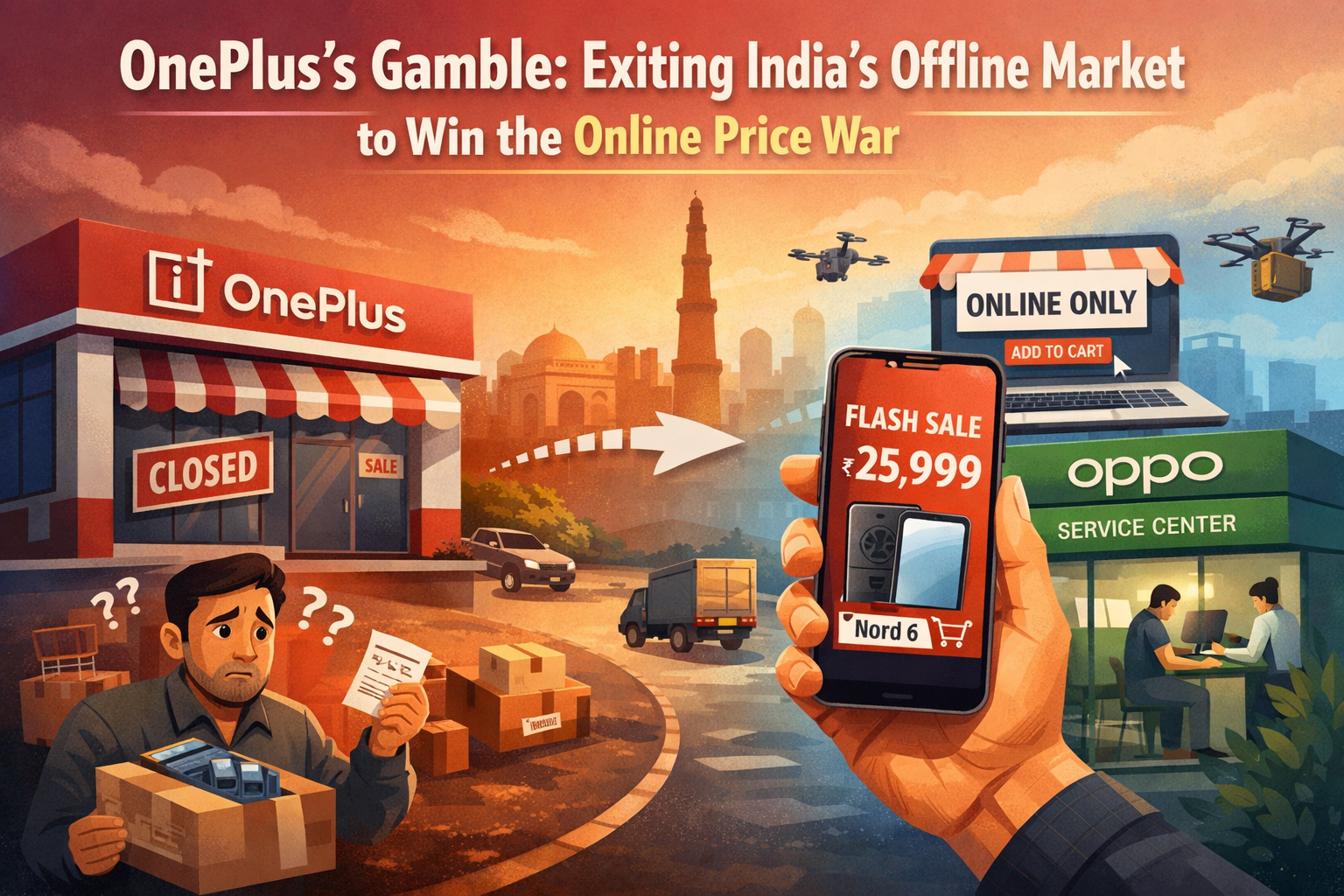 OnePluss Gamble Exiting Indias Offline Market to Win the Online Price War