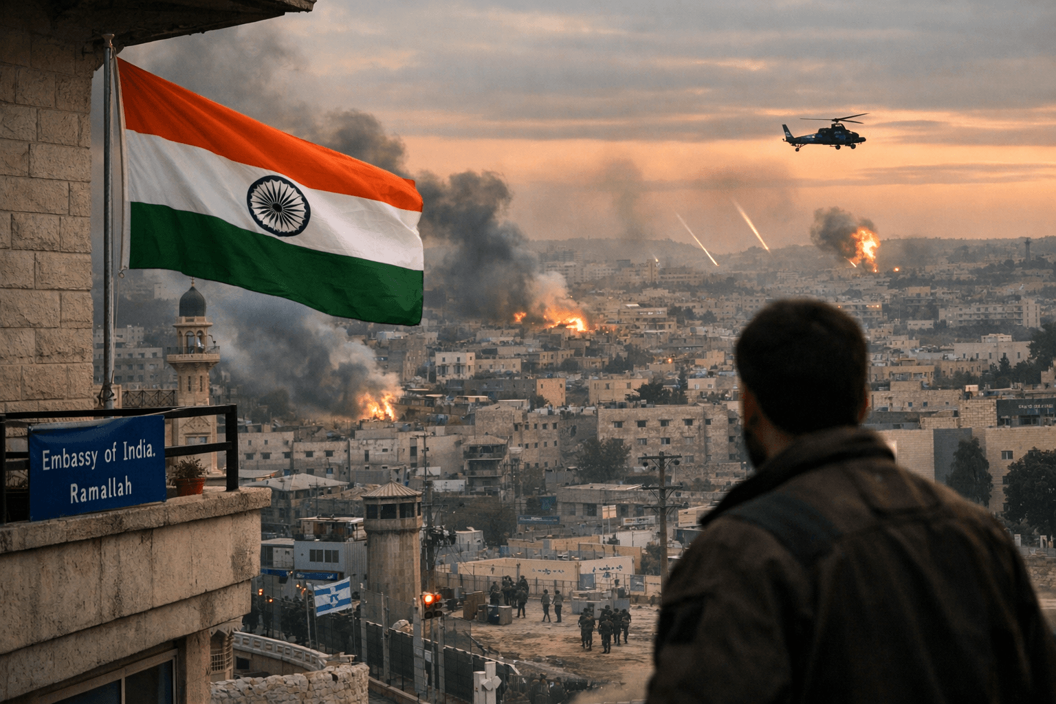 "Remain Vigilant": India Issues Urgent Advisory for Nationals in Palestine as Regional Tensions Boil Over 