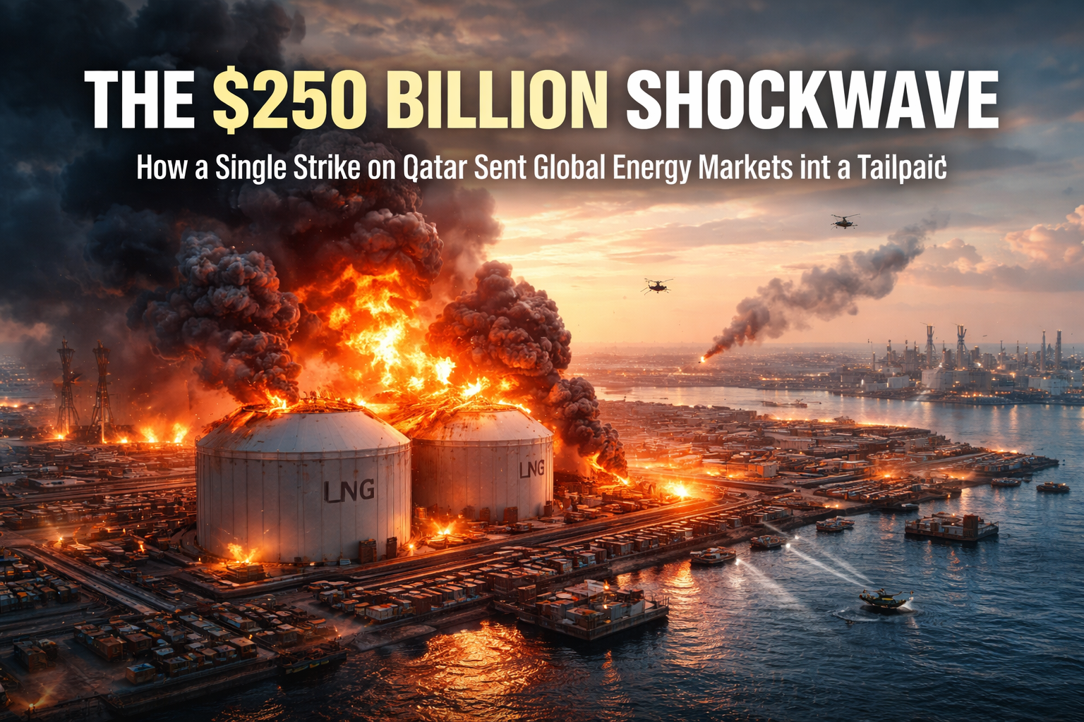 The $250 Billion Shockwave: How a Single Strike on Qatar Sent Global Energy Markets Into a Tailspin 