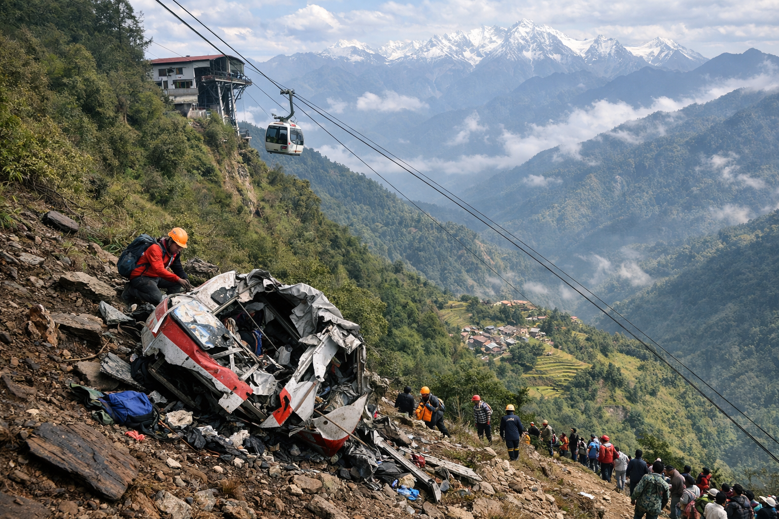 The Descent from Manakamana: A Himalayan Journey Ends in Tragedy 