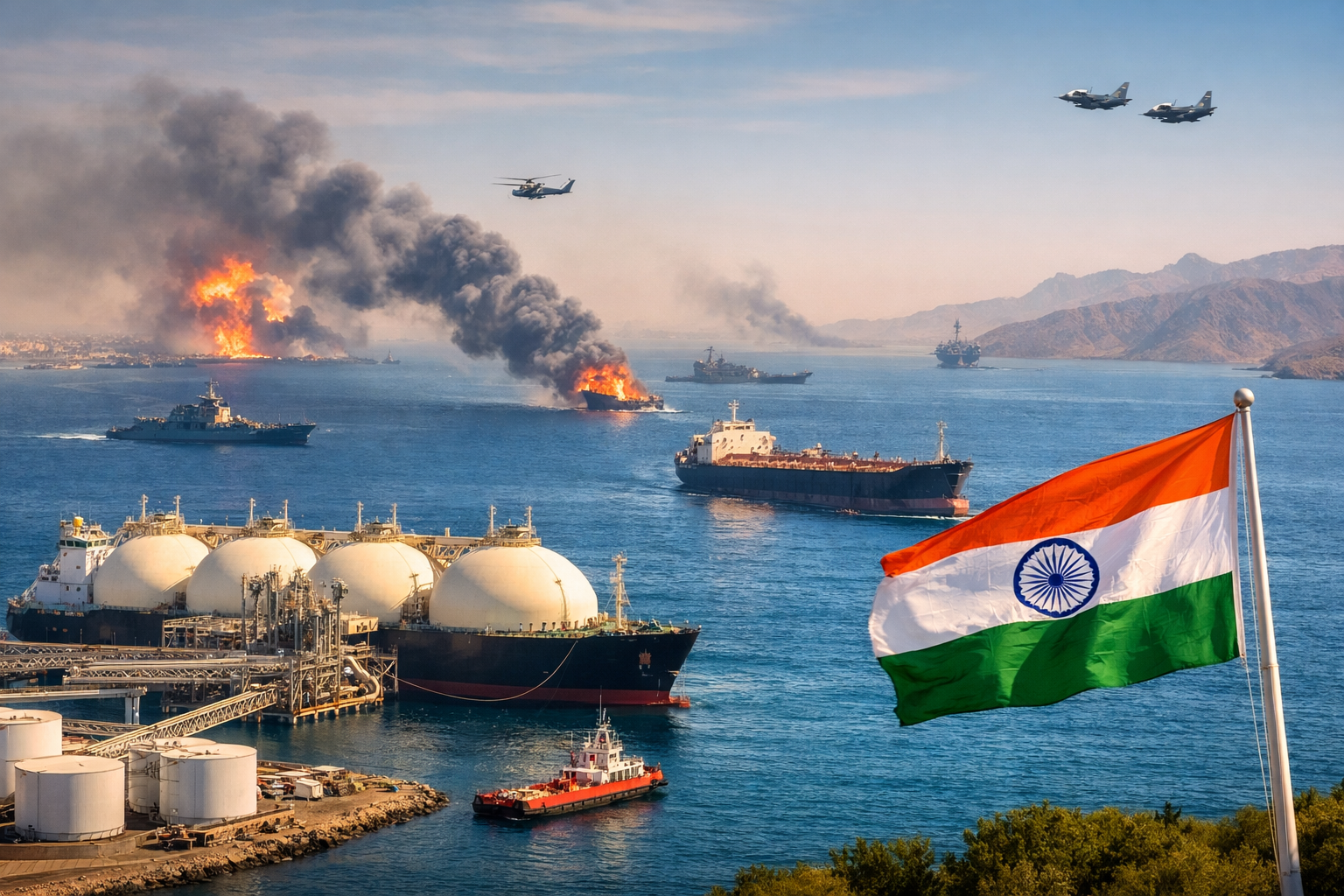 The Domino Effect: How Conflict in the Strait of Hormuz is Choking India's Gas Supply 