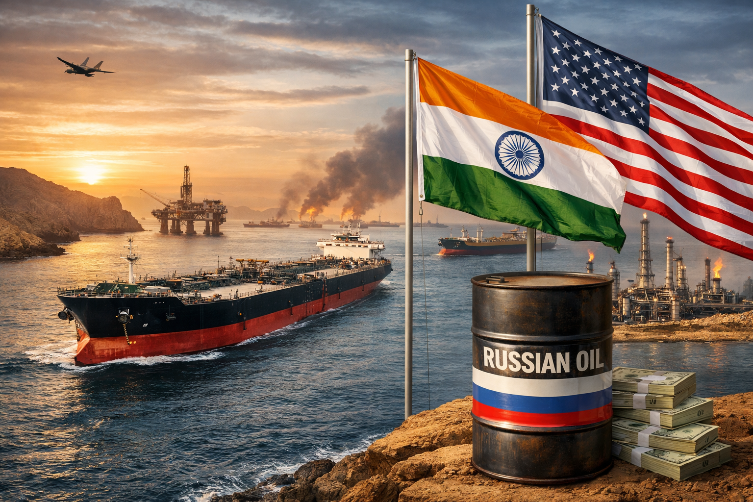 The Geopolitics of Oil: Decoding America's 'Permission' for India to Buy Russian Crude 