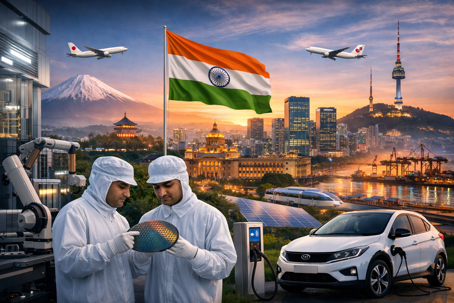The New Silicon Coast: Why Japan and South Korea Are Betting Big on India's Tech Future 