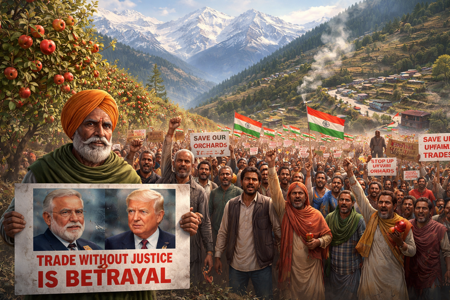 The Orchard vs. The Empire: Why Himalayan Farmers Are Fighting a US Trade Deal 