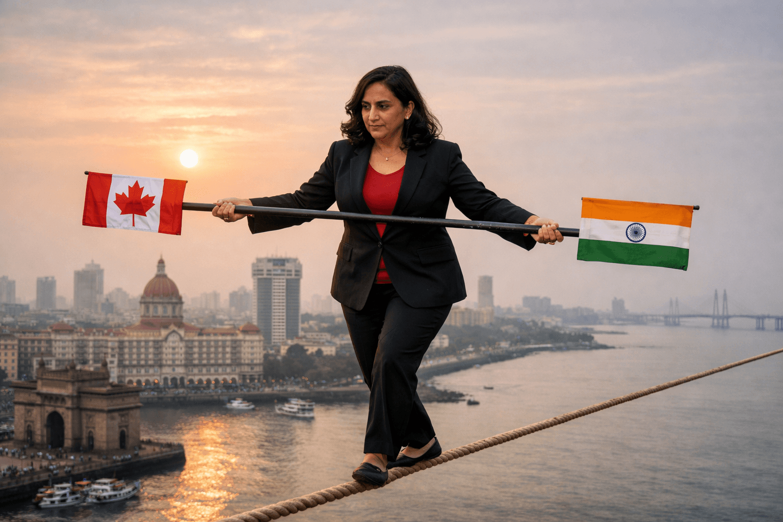 Walking a Tightrope: Anita Anand's Diplomatic Balancing Act in Mumbai Reveals Canada's India Conundrum 