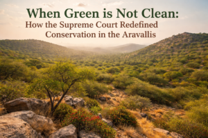 When Green is Not Clean: How the Supreme Court Redefined Conservation in the Aravallis 