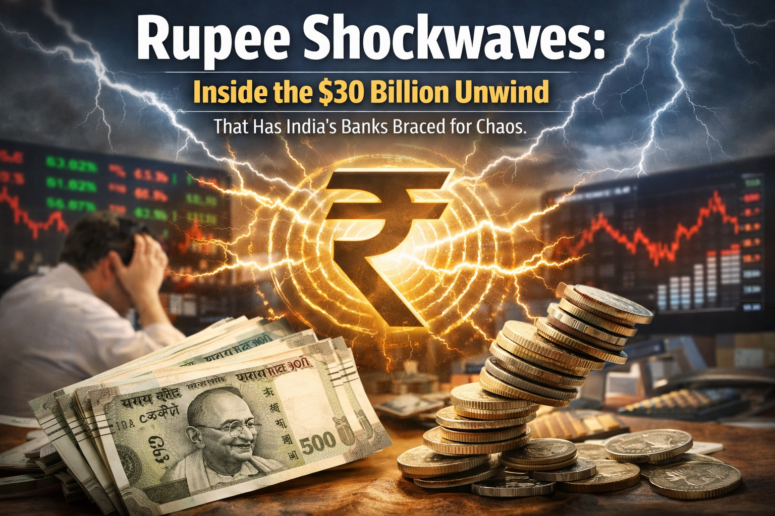 Rupee Shockwaves: Inside the $30 Billion Unwind That Has India's Banks Braced for Chaos 