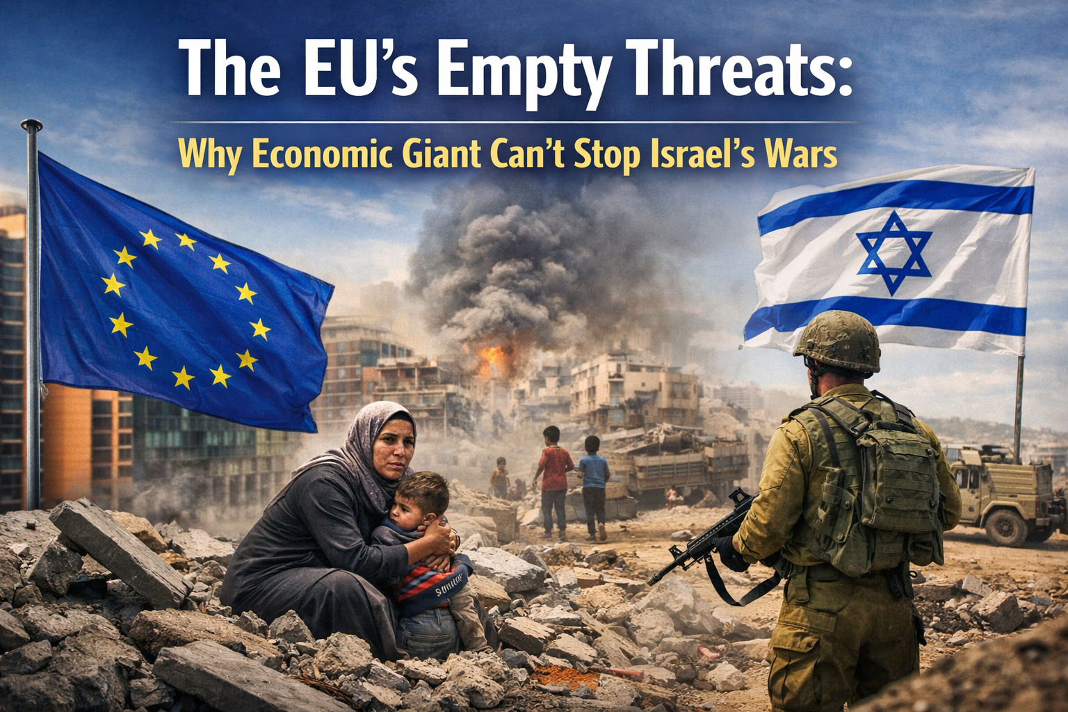 The EU's Empty Threats: Why Economic Giant Can't Stop Israel's Wars 